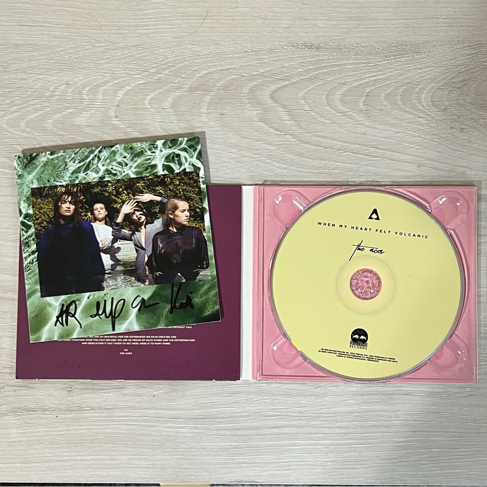 The Aces SIGNED CD